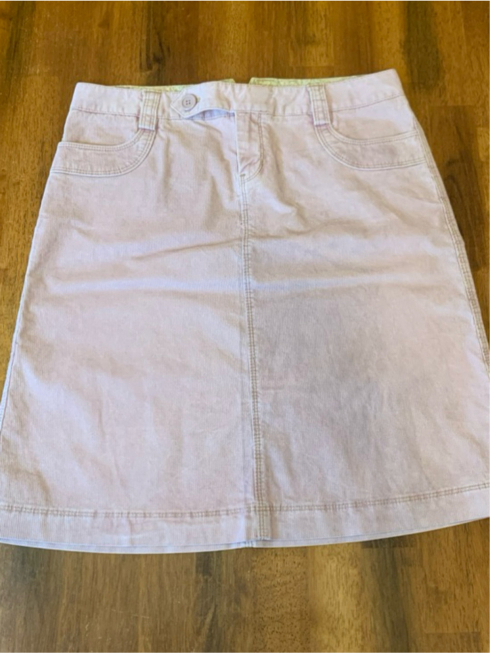 GAP Skirt Size 4 Mauve Corduroy Stretch Mini